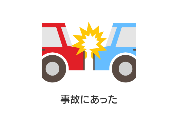 事故にあった